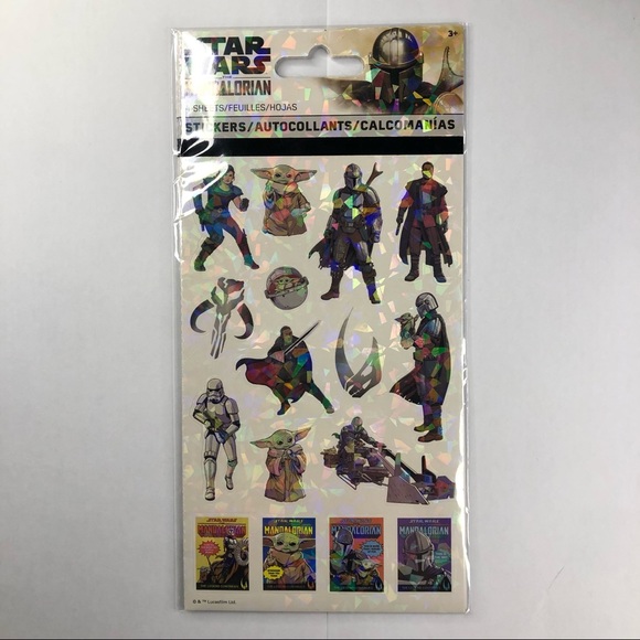 Star Wars: Mandalorian Mug w/ Small Sticker Book. - Picture 3 of 4